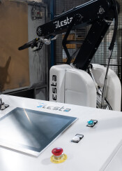Lesta dowder painting robot machine