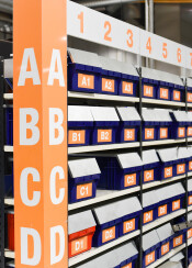 Organized parts for electronical components