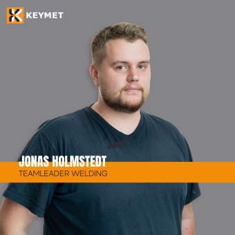 Meet Jonas, the team leader of the welders at Keymet.