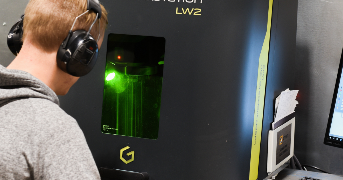 Laser marking and screenprinting for metal components » Keymet